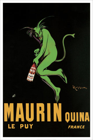 AP666 Cappiello - Maurin Quina, 1920,  24 x 36