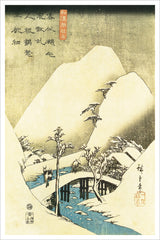 AP782 Utagawa Hiroshige - Snowy Landscape, 24 x 36