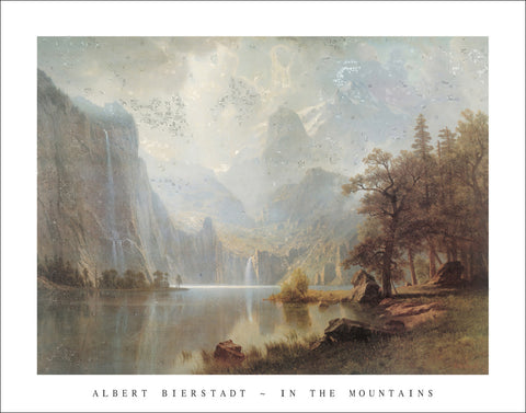 B107 - Bierstadt, In The Mountains, 22 x 28