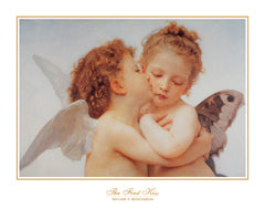 B6295 - Bouguereau,The First Kiss 1890, 22 x 28