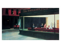 H110 - Hopper, Night Hawks, 22 x 28