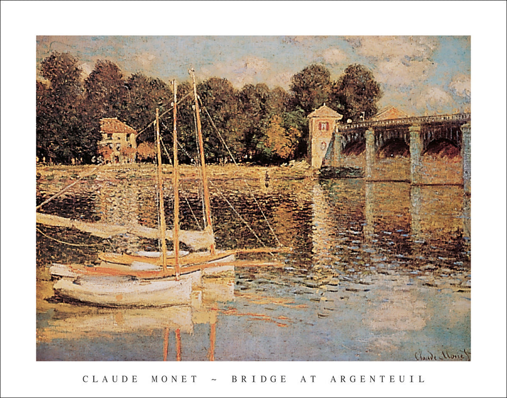 M129 - Monet - Bridge at Argenteuil, 22 x 28
