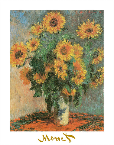M3870 - Monet - Sunflowers 1881, 22 x 28