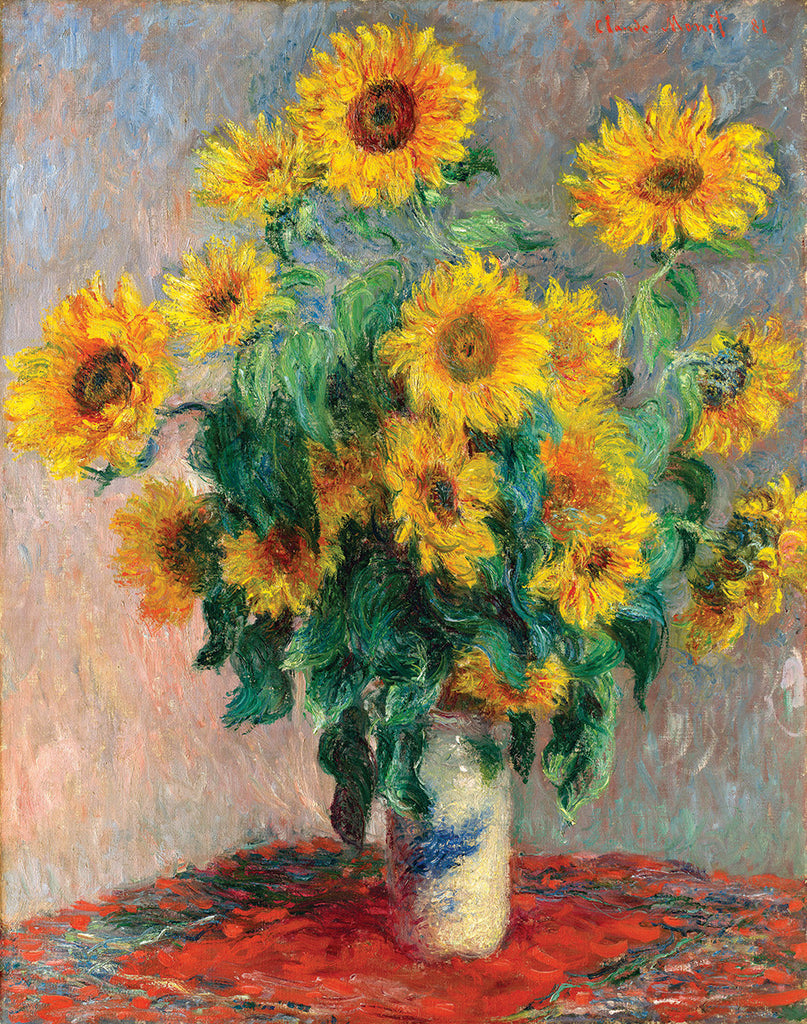 PM697 - Monet - Sunflowers, 11 x 14