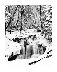 NY137 - Winter Waterfall, 11 x 14