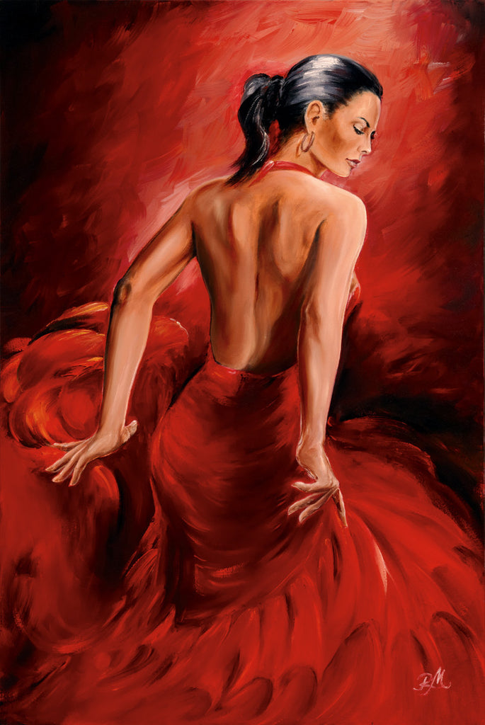 NY859 - Magrini - Red Dancer, 24 x 36