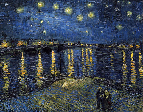 PV133 - Van Gogh, Starlight over the Rhone, 11 x 14