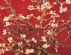 PV135 - Van Gogh, Almond Blossom in Red, 11 x 14
