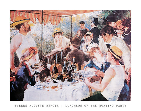 R121 - Renoir - Luncheon of the Boating Party, 22 x 28