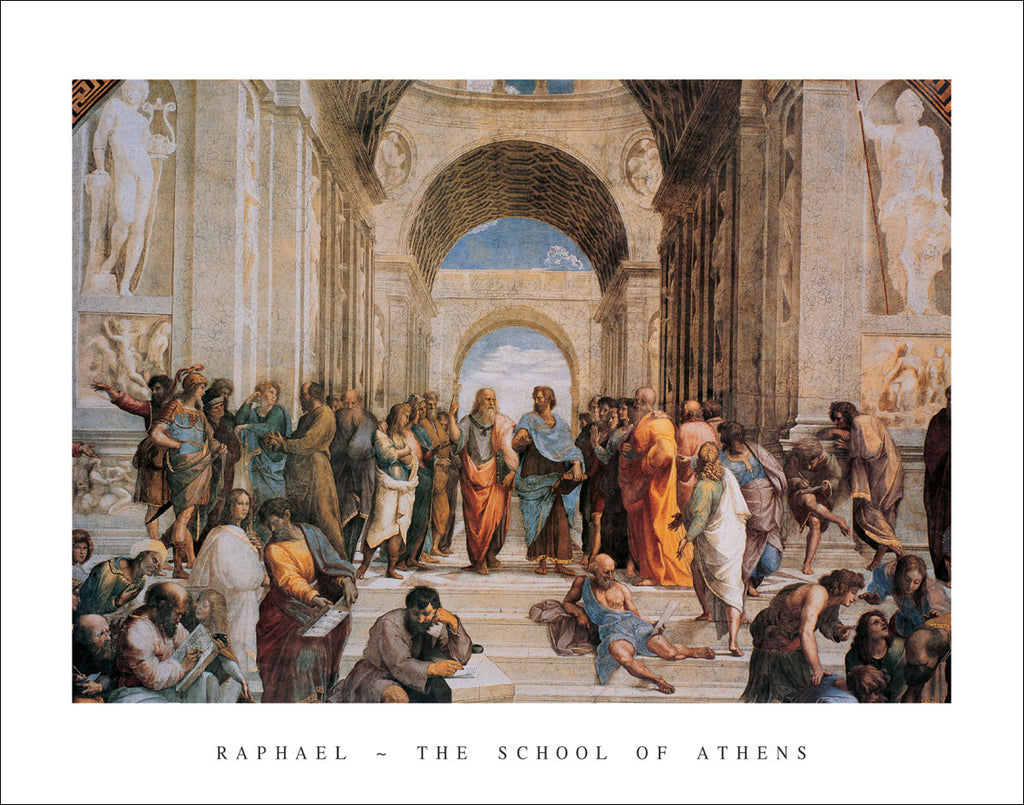 R602 - Raphael - The School of Athens, 22 x 28