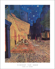 V108 - Van Gogh - Cafe at Night, 22 x 28