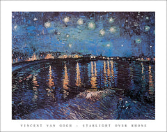 V112 - Van Gogh - Starlight over the Rhone, 22 x 28