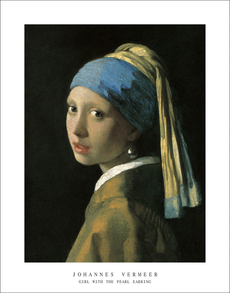 V122 - Vermeer - Head of a Girl, 22 x 28